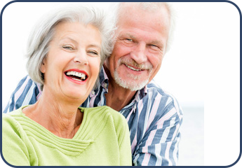 Happy Elderly Couple with Dental Implants in Orange Park, FL